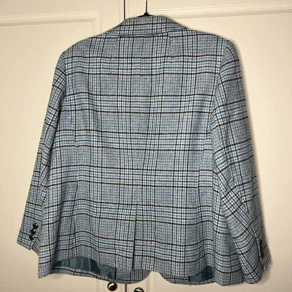 Talbots Plaid Blazer 16WP - Picture 9 of 10